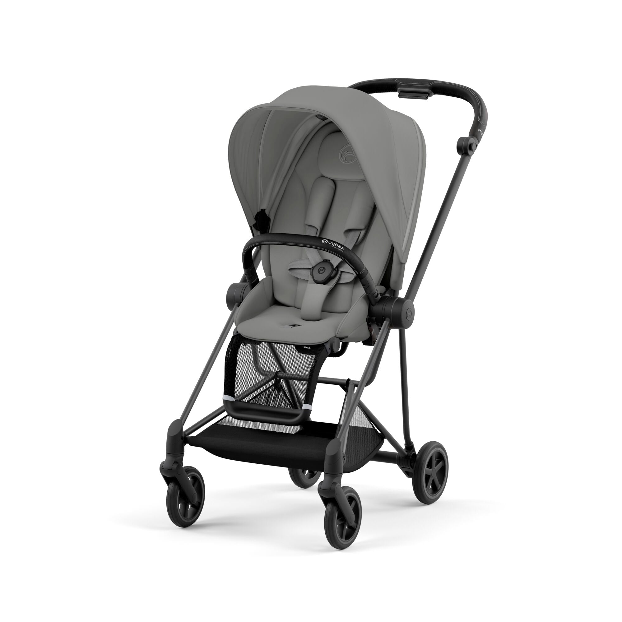 まるた cybex myos ベビーカー マンハッタングレー×クローム Cybex Mios Pushchair - Mirage Grey (2023)