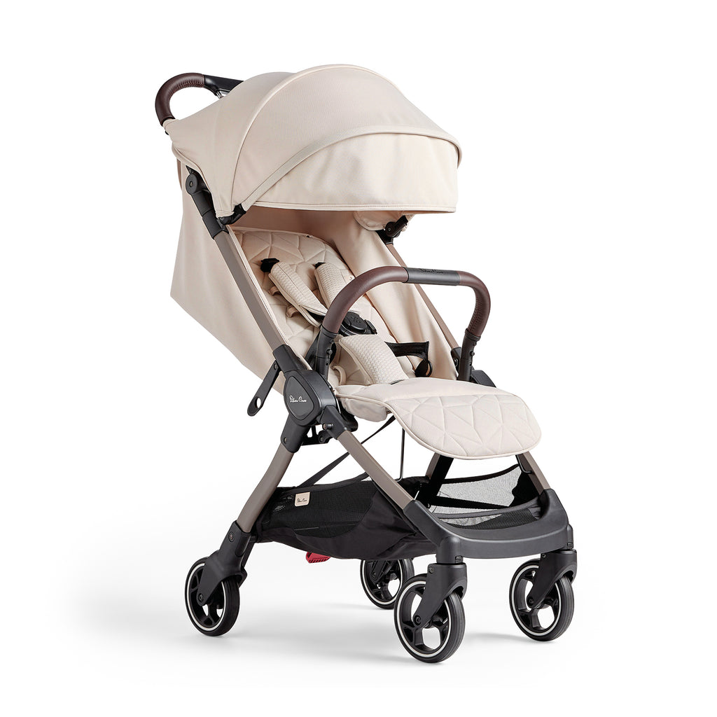 Silver Cross Clic Compact Stroller | Almond (FREE TRAVEL BAG)