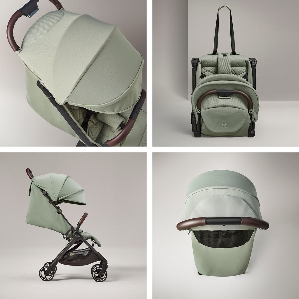 Silver Cross Clic Compact Stroller - Sage