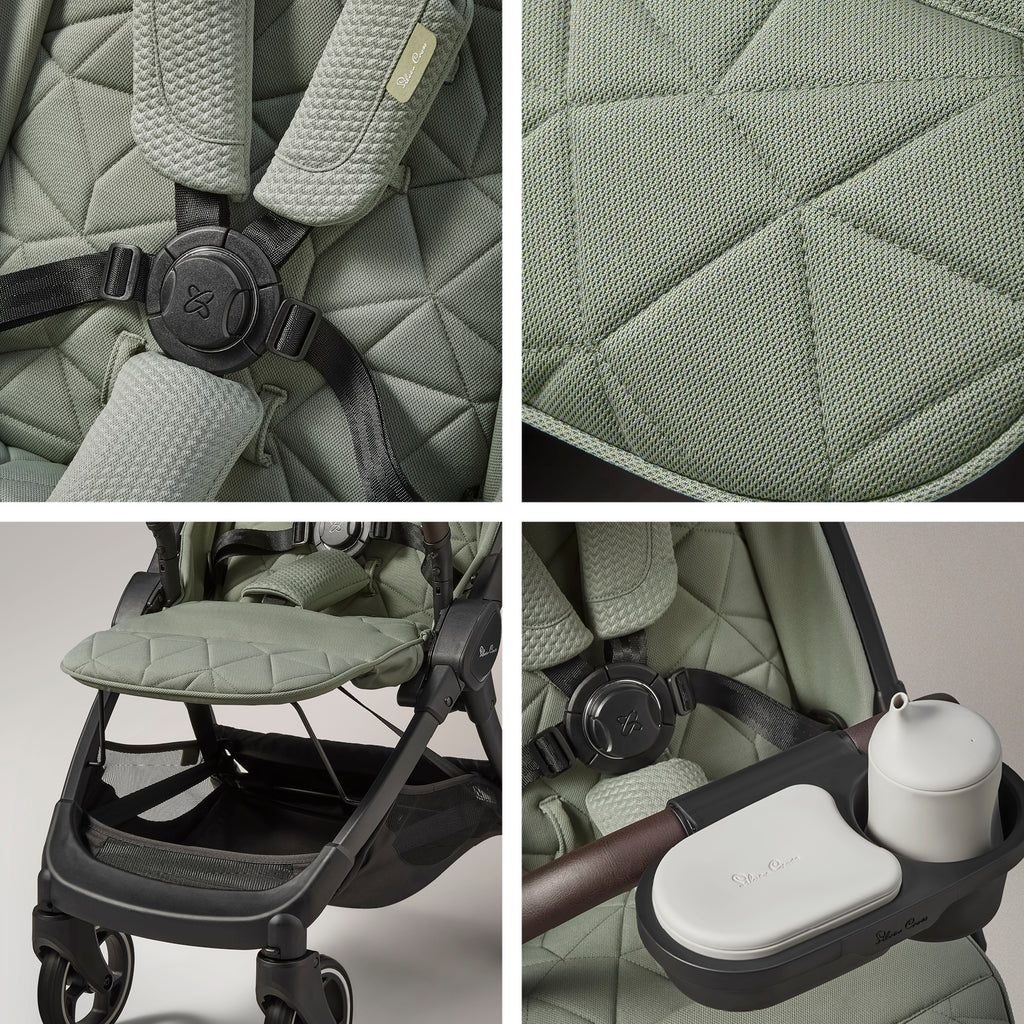 Silver Cross Clic Compact Stroller - Sage