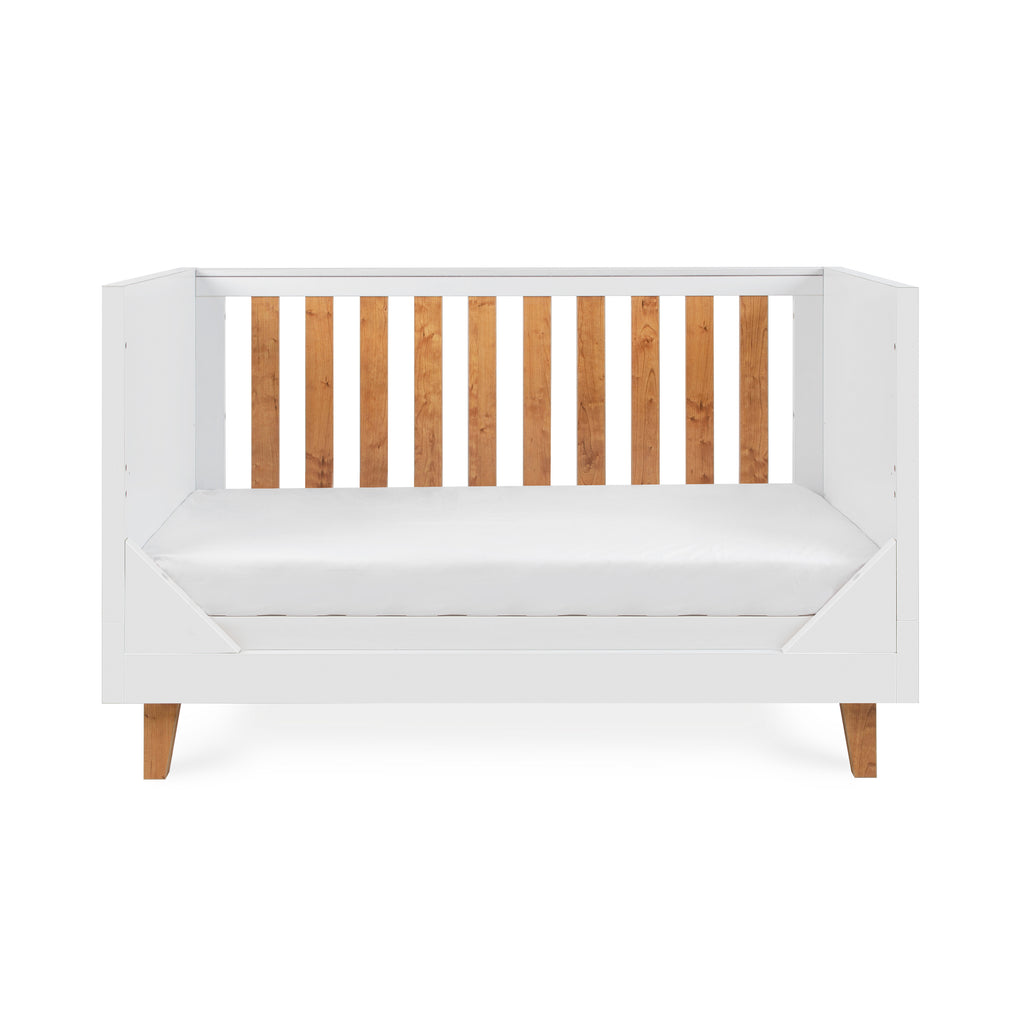 Tutti Bambini Como Cot Bed - White & Rosewood