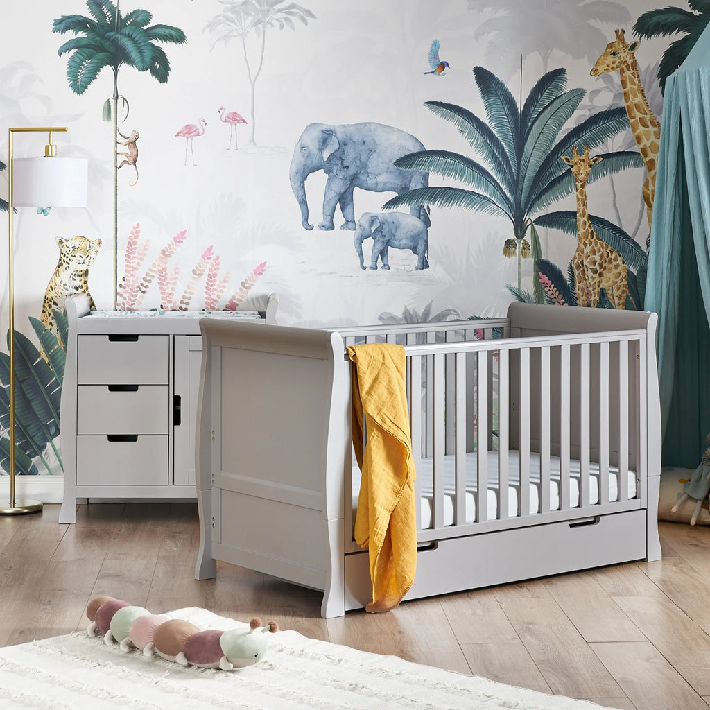 Obaby Stamford Classic 2 Piece Room Set | Warm Grey