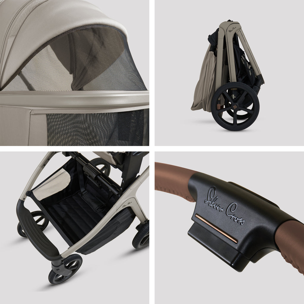 Silver Cross Cove Pushchair Pebble 360 Pro2 Bundle | Champagne