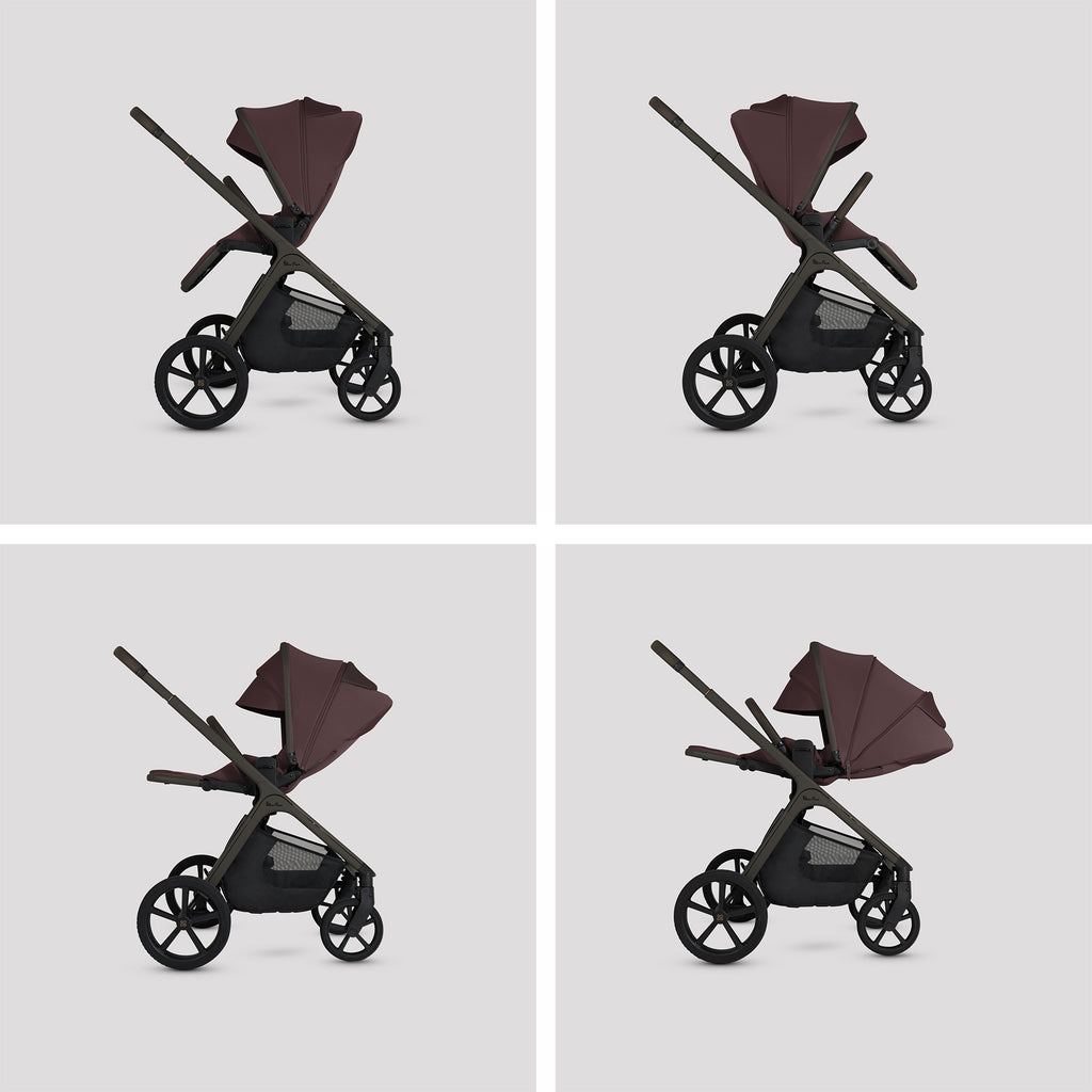 Silver Cross Cove Pushchair Cloud T Bundle | Damson