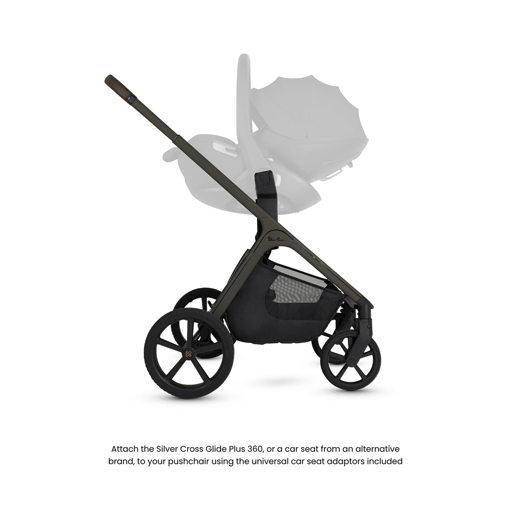 Silver Cross Cove Pushchair Cloud T Bundle | Damson