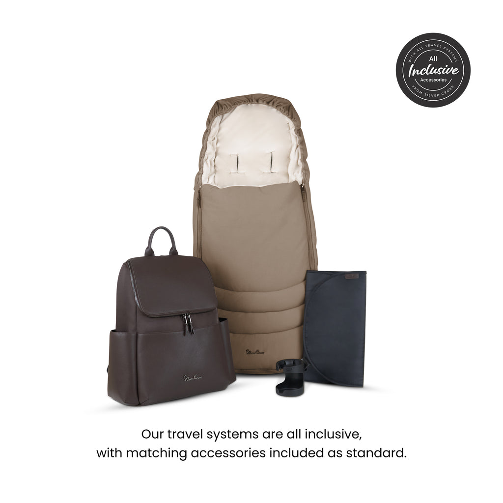 Silver Cross Cove Pushchair Cloud T Bundle | Maple