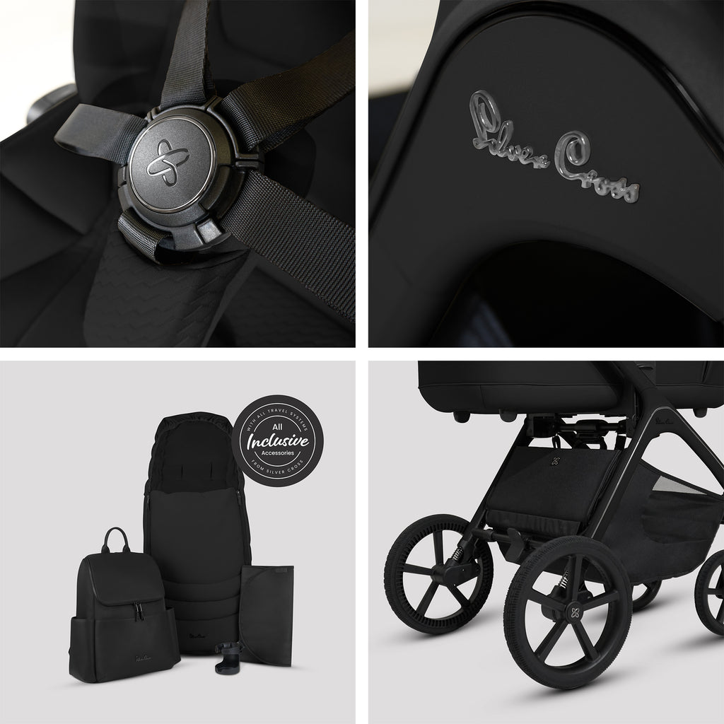 Silver Cross Cove Pushchair Cloud T Bundle | Onyx