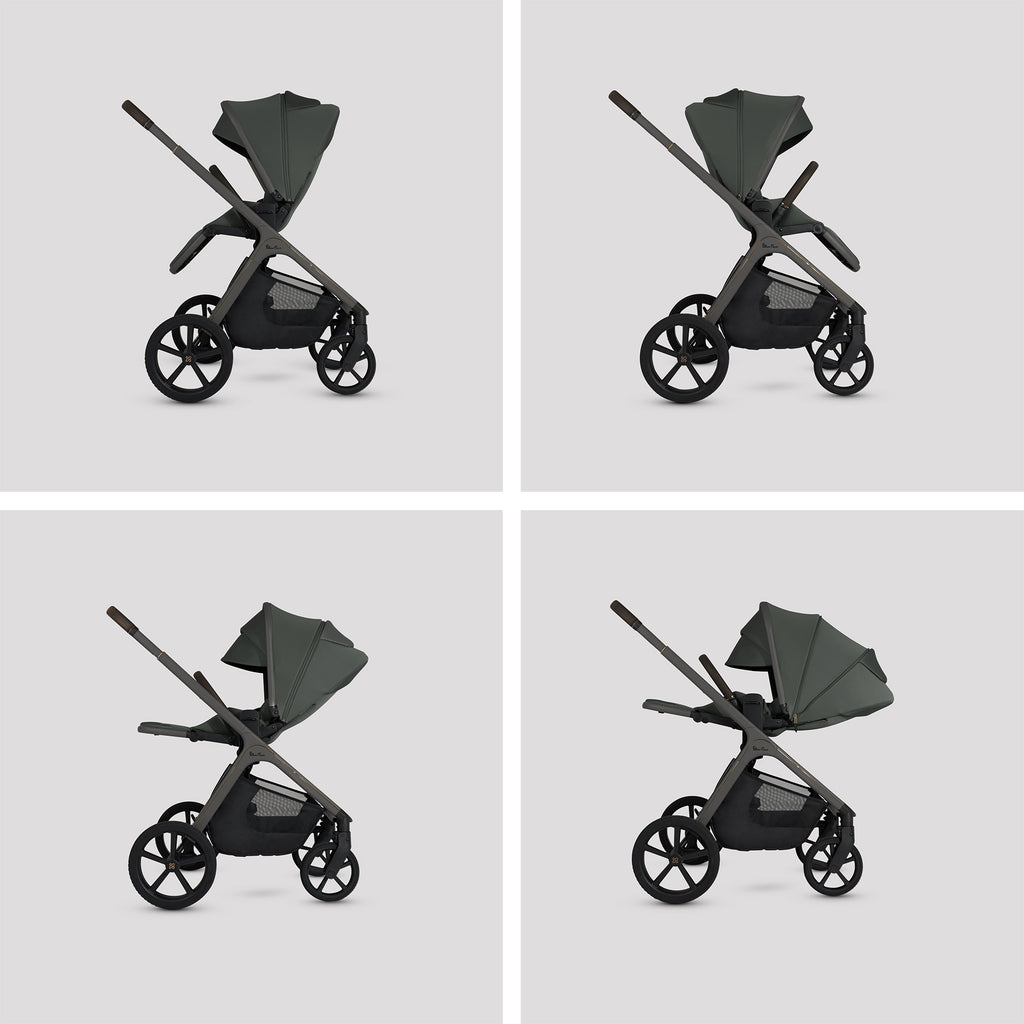 Silver Cross Cove Pushchair Pebble 360 Pro2 Bundle | Pewter - Beautiful Bambino