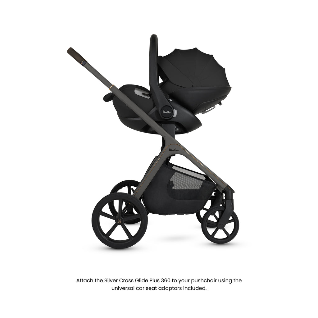 Silver Cross Cove Pushchair Ultimate 360 Bundle | Pewter