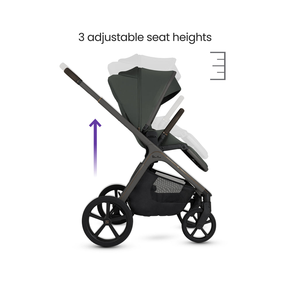 Silver Cross Cove Pushchair Ultimate 360 Bundle | Pewter
