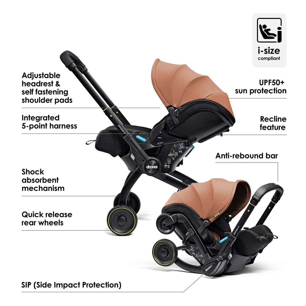 Doona X Carseat & Stroller | Terracotta
