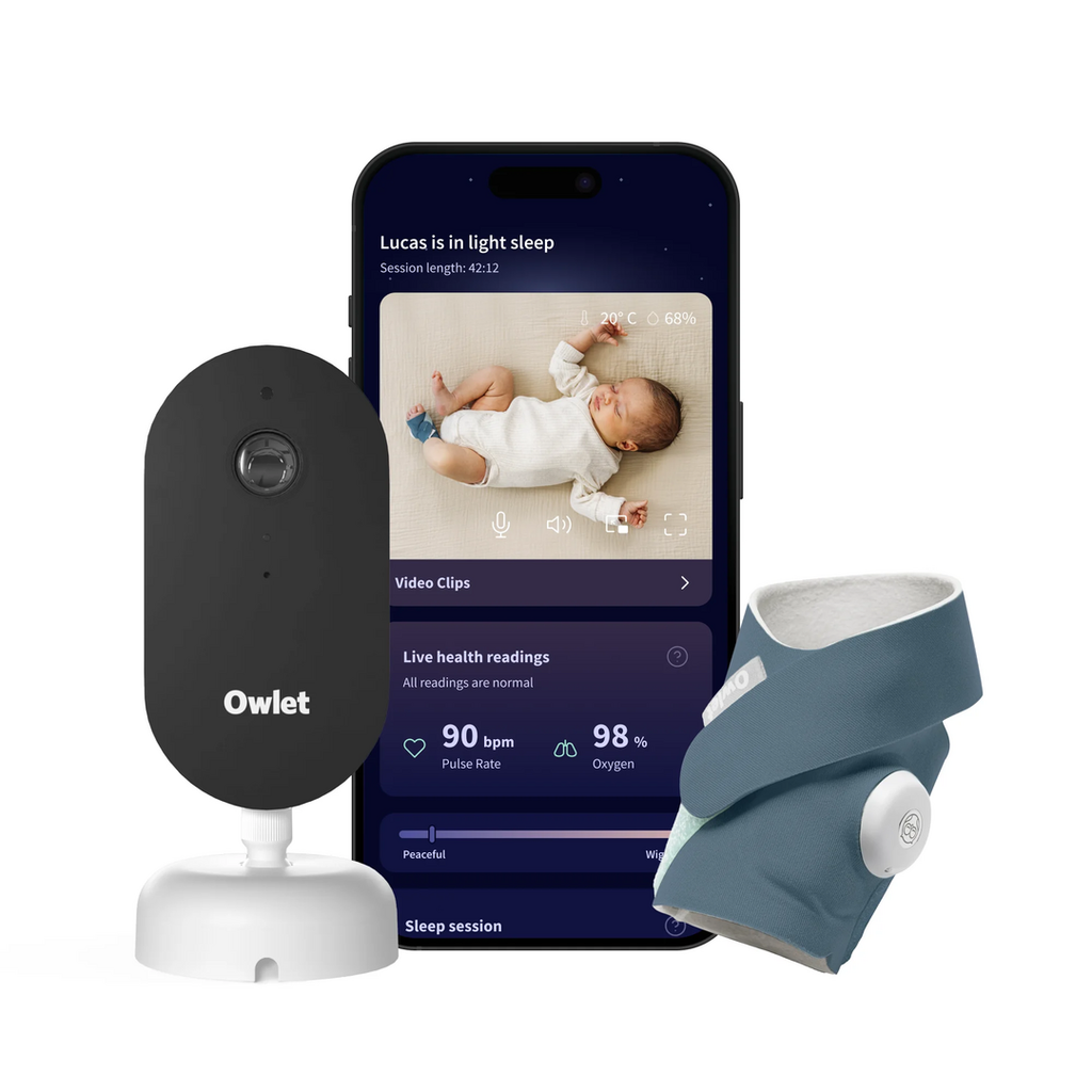 Owlet Dream Duo Sock + Sight | Bedtime Blue