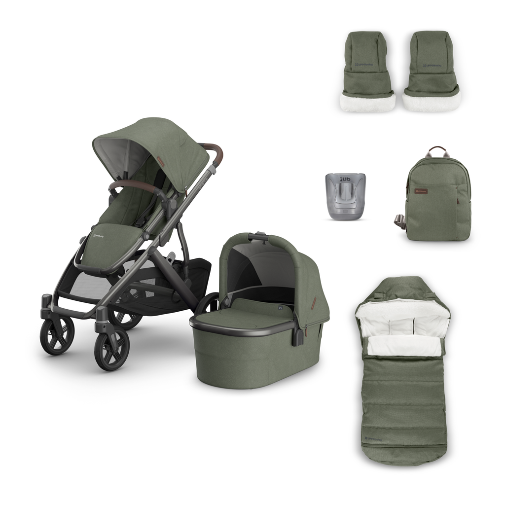 Uppababy VISTA V3 Pushchair Bundle | Evelyn - Beautiful Bambino