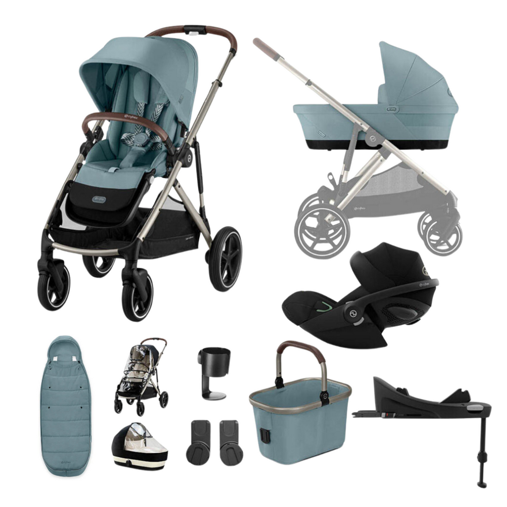 Cybex Gazelle S Pushchair Luxury Cloud G Bundle | Stormy Blue