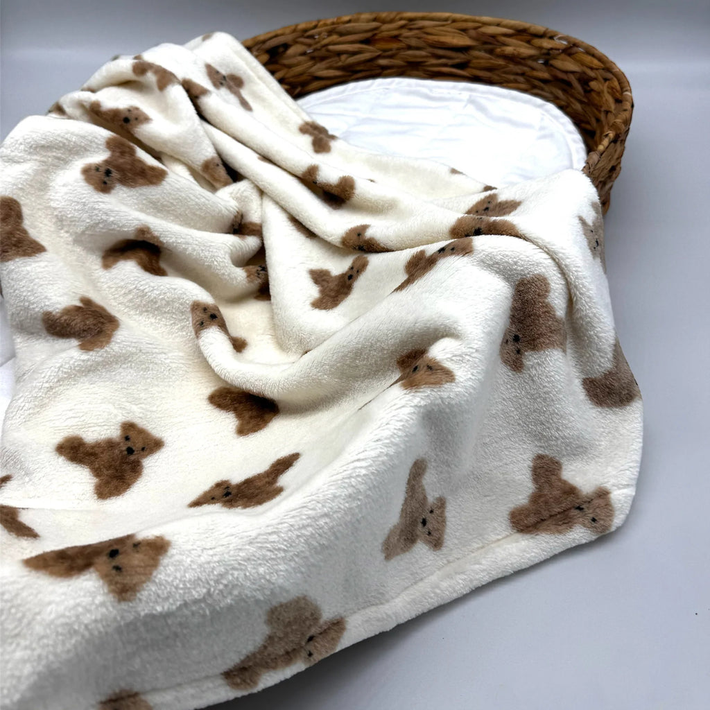 Cozy Crew Club The Bear Fleece Minky Blanket