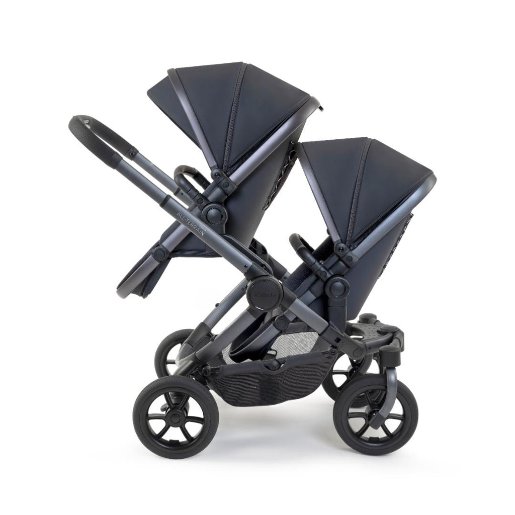 iCandy Peach 7 All Terrain Double Pushchair & Cocoon Bundle | Storm