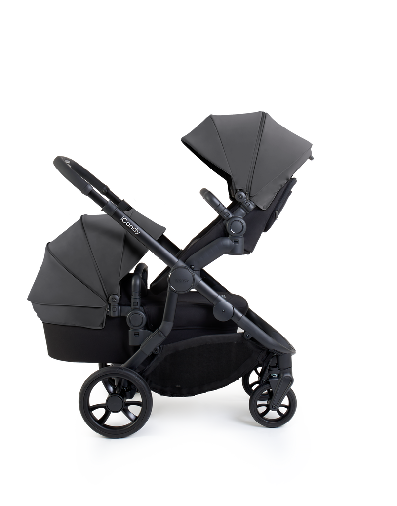iCandy Orange 4 Pushchair Travel System | Fossil on Black