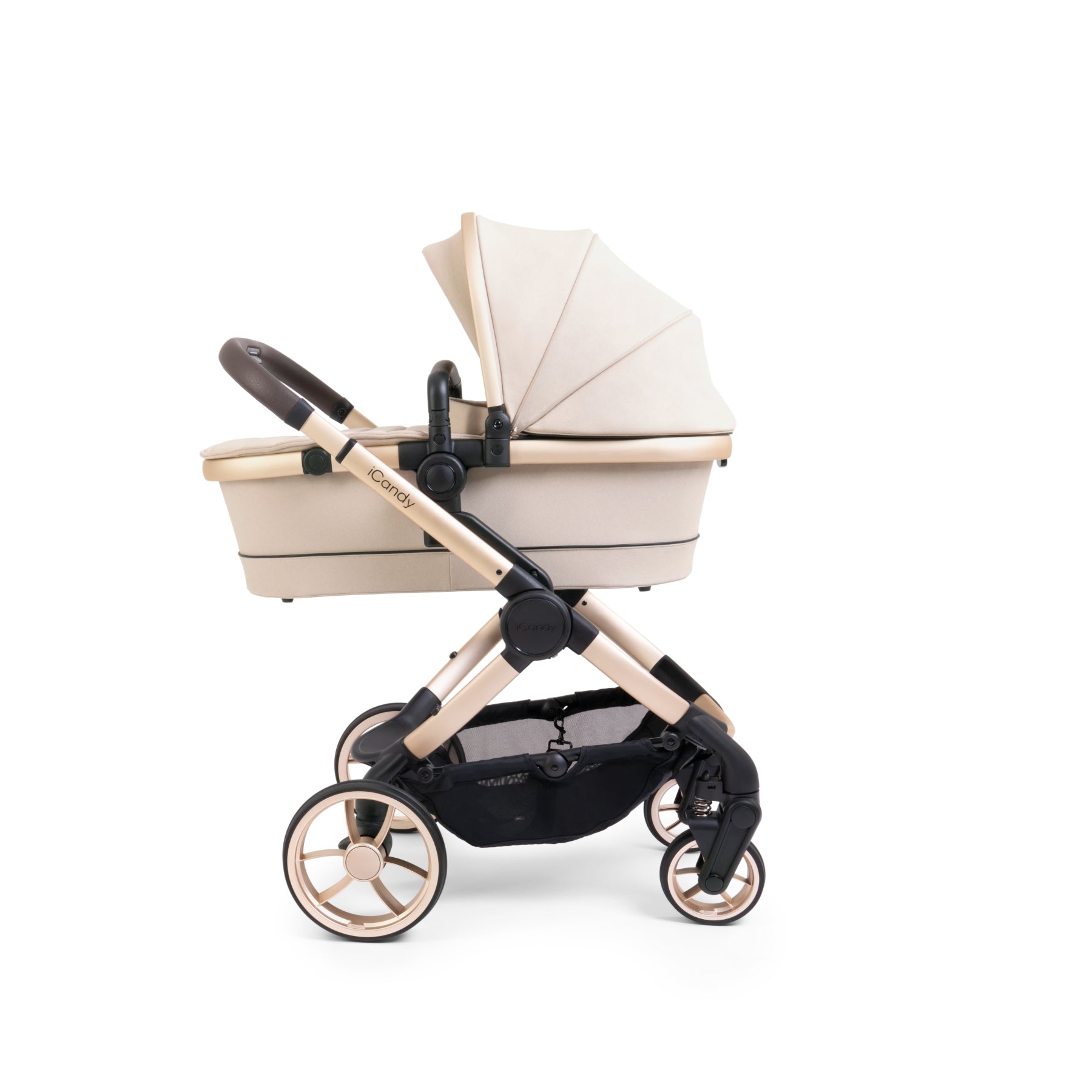 iCandy Peach Complete Car Seat Bundle Biscotti Latte Cocoon