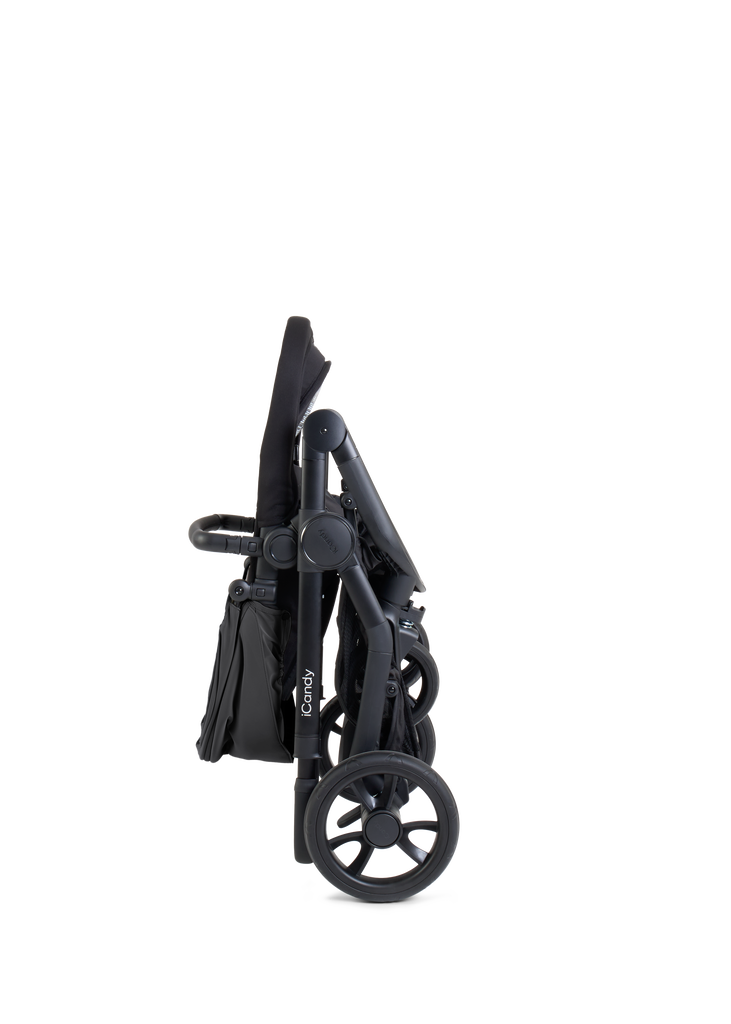 iCandy Orange 4 Pushchair Travel System | Fossil on Black