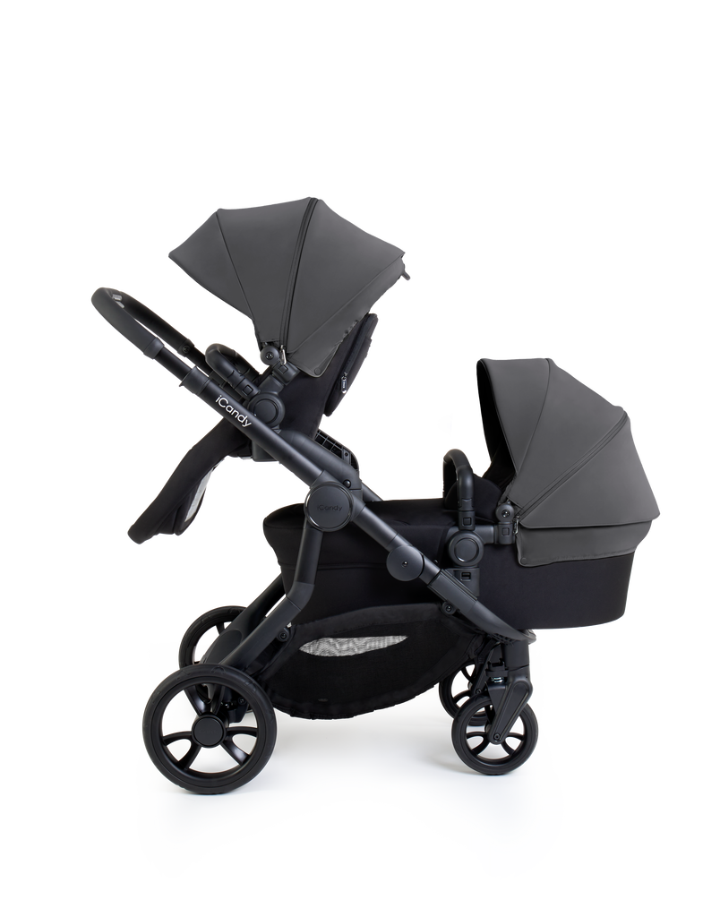 iCandy Orange 4 Pushchair Travel System | Fossil on Black