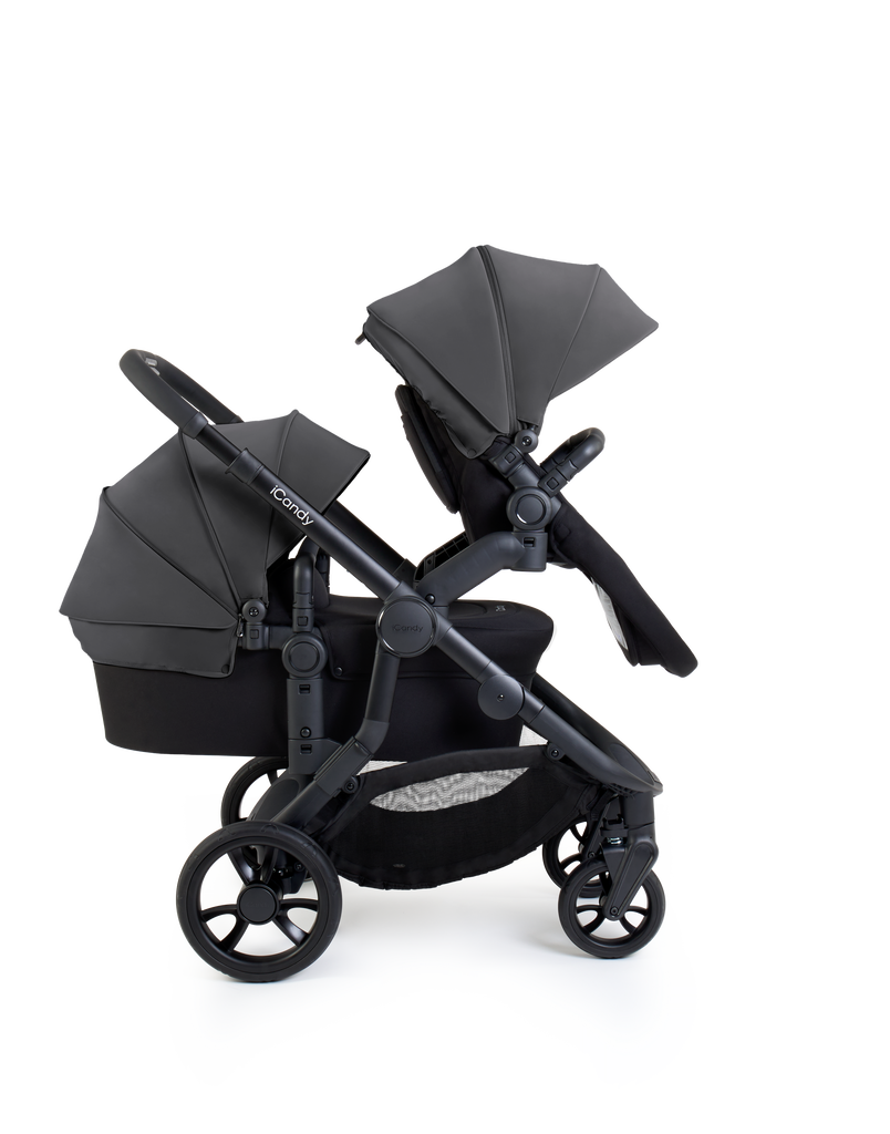 iCandy Orange 4 Pushchair Travel System | Fossil on Black