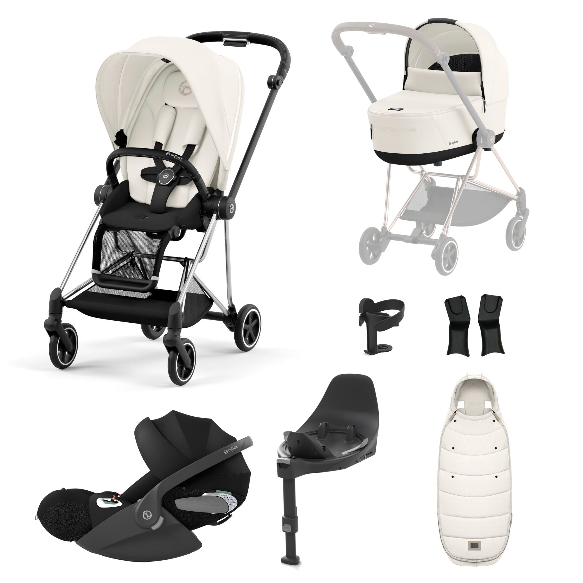 Cybex Mios Travel System Off White (2023)