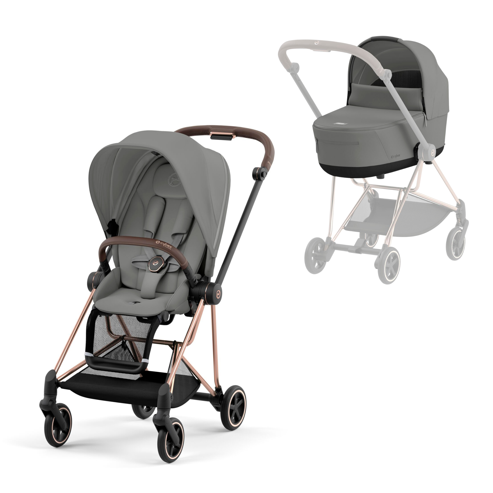 Cybex Light Grey Egg Pram Egg3® Stroller Colour Collection