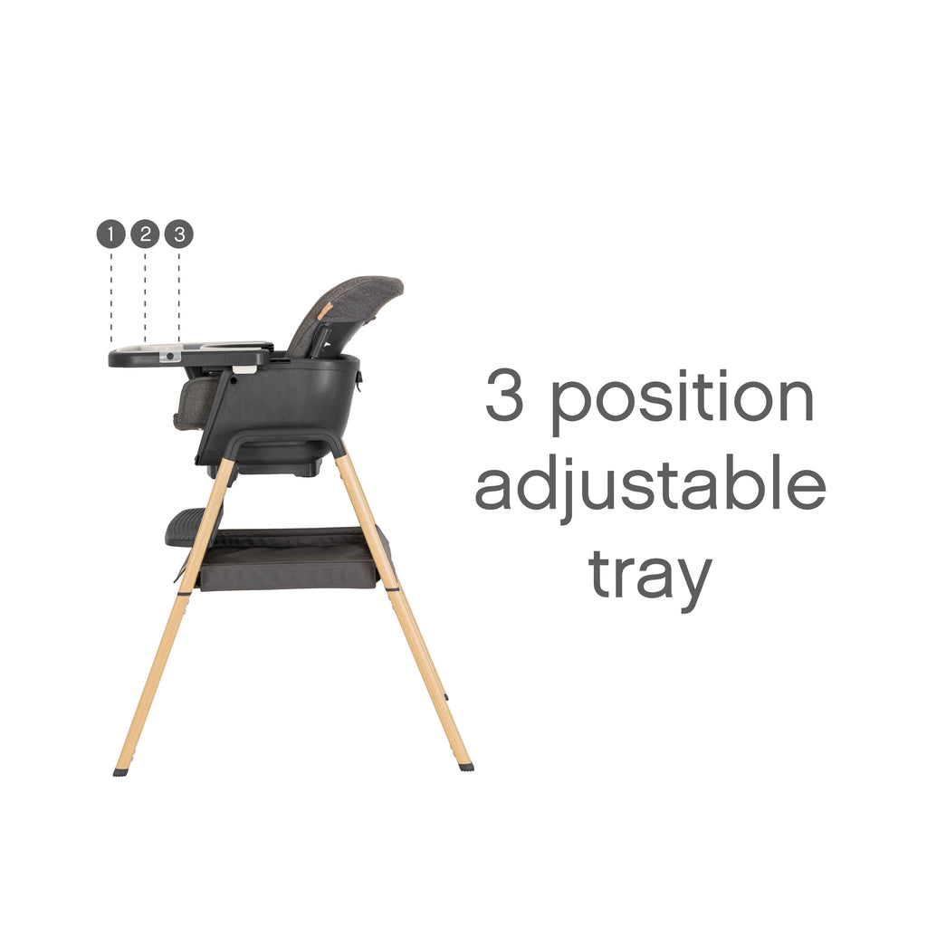 Tutti Bambini Nova Highchair | Grey Oak