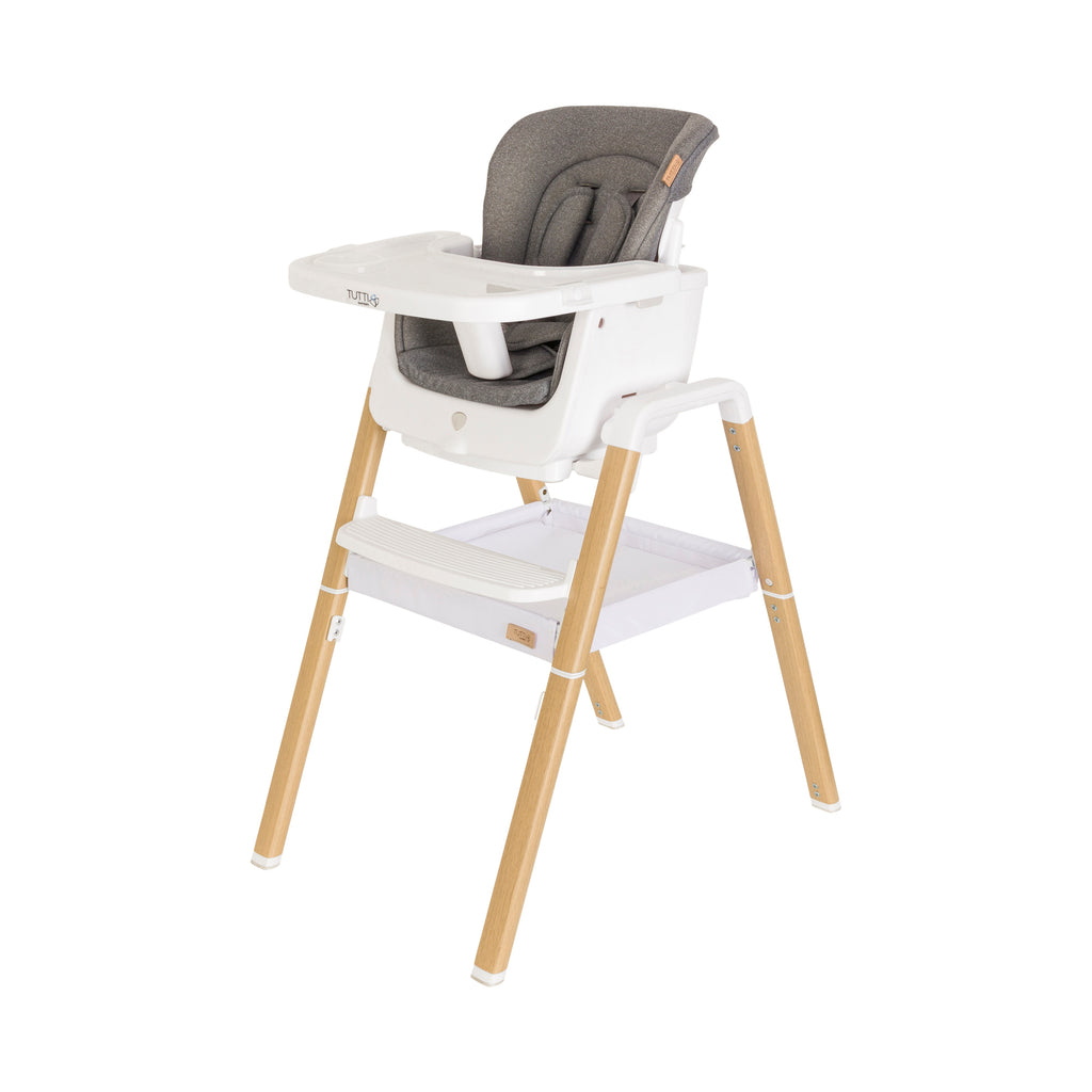 Tutti Bambini Nova Highchair | White-Oak