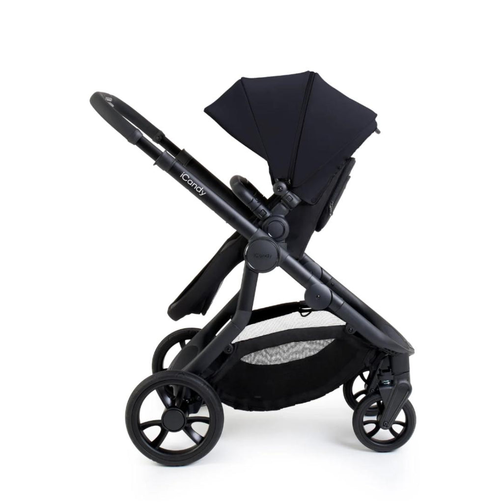 iCandy Orange 4 Pushchair & Maxi Cosi Pebble 360 Pro Bundle | Black Edition