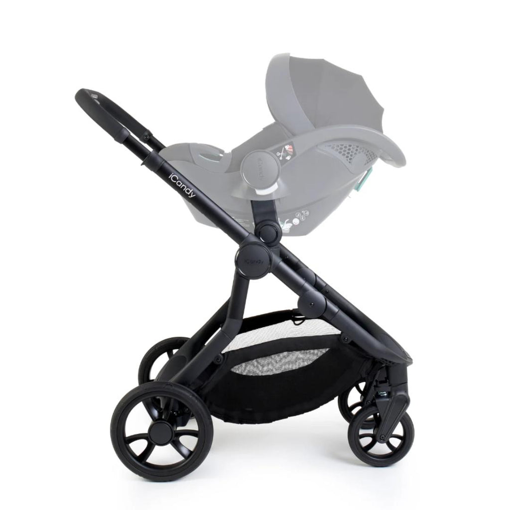 iCandy Orange 4 Pushchair & Maxi Cosi Pebble 360 Pro Bundle | Black Edition