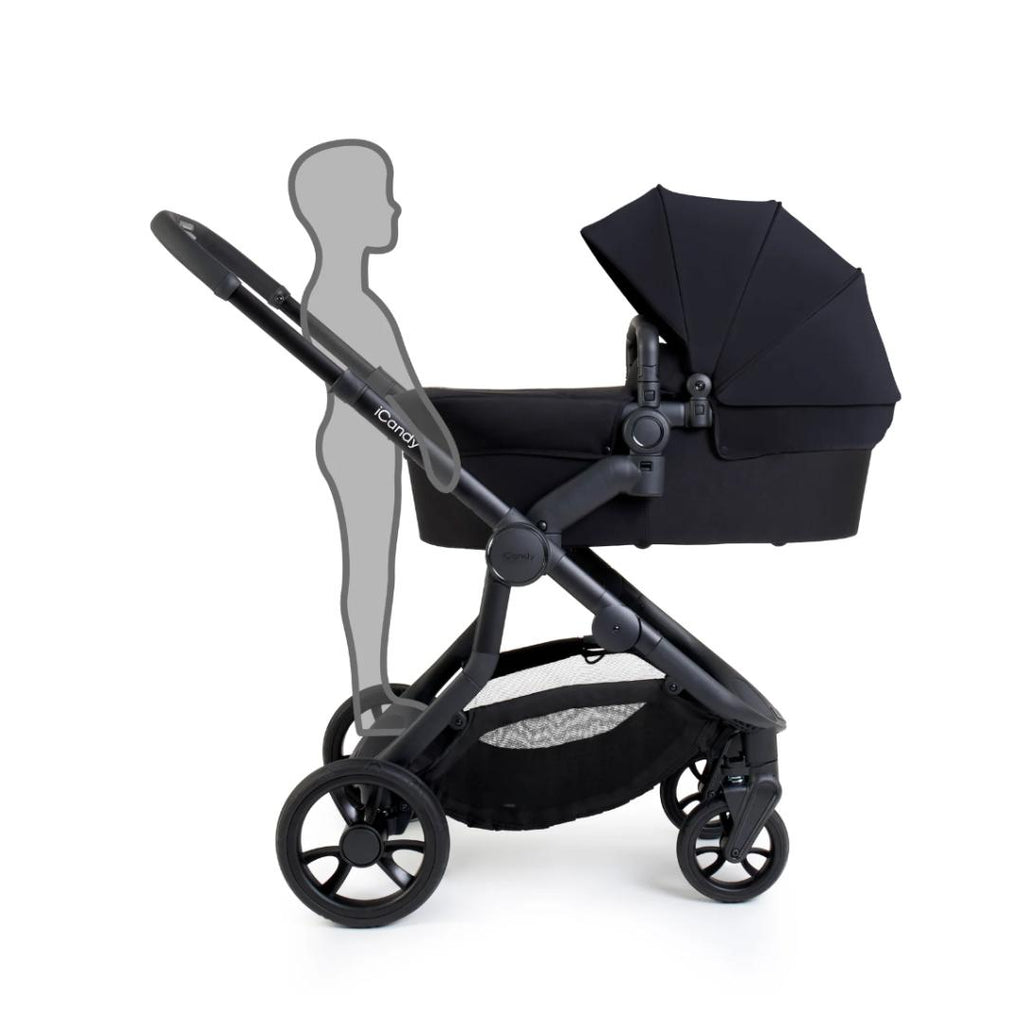 iCandy Orange 4 Pushchair & Maxi Cosi Pebble 360 Pro Bundle | Black Edition