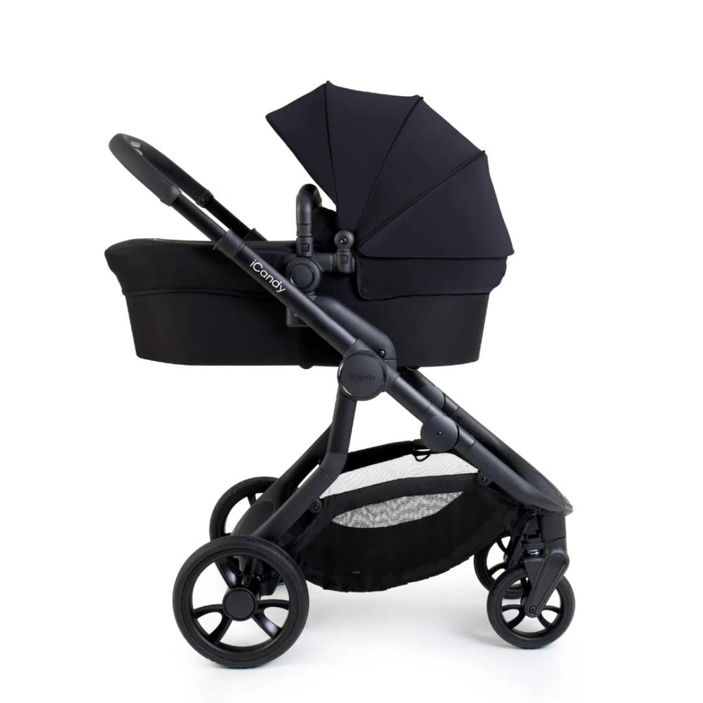 iCandy Orange 4 Pushchair & Maxi Cosi Pebble 360 Pro Bundle | Black Edition