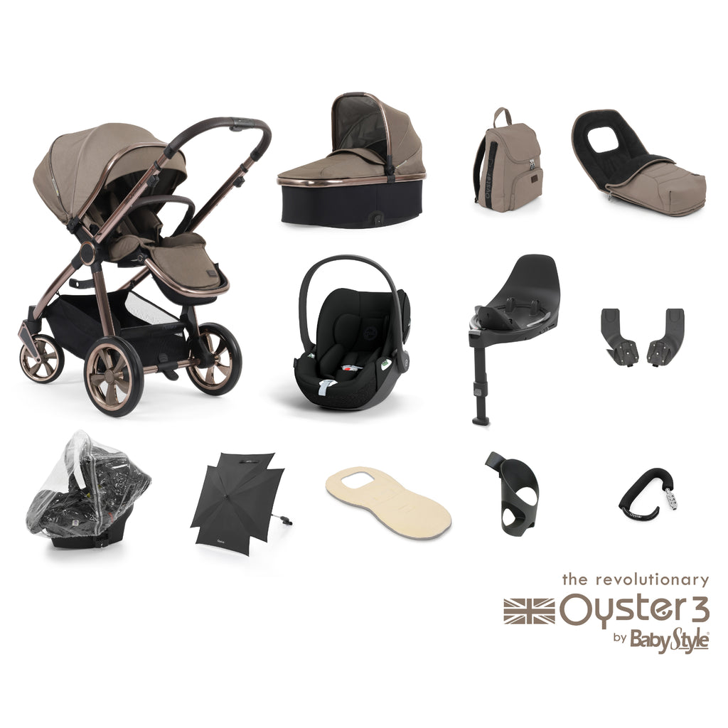 BabyStyle Oyster 3 Cloud T Ultimate Bundle - Mink