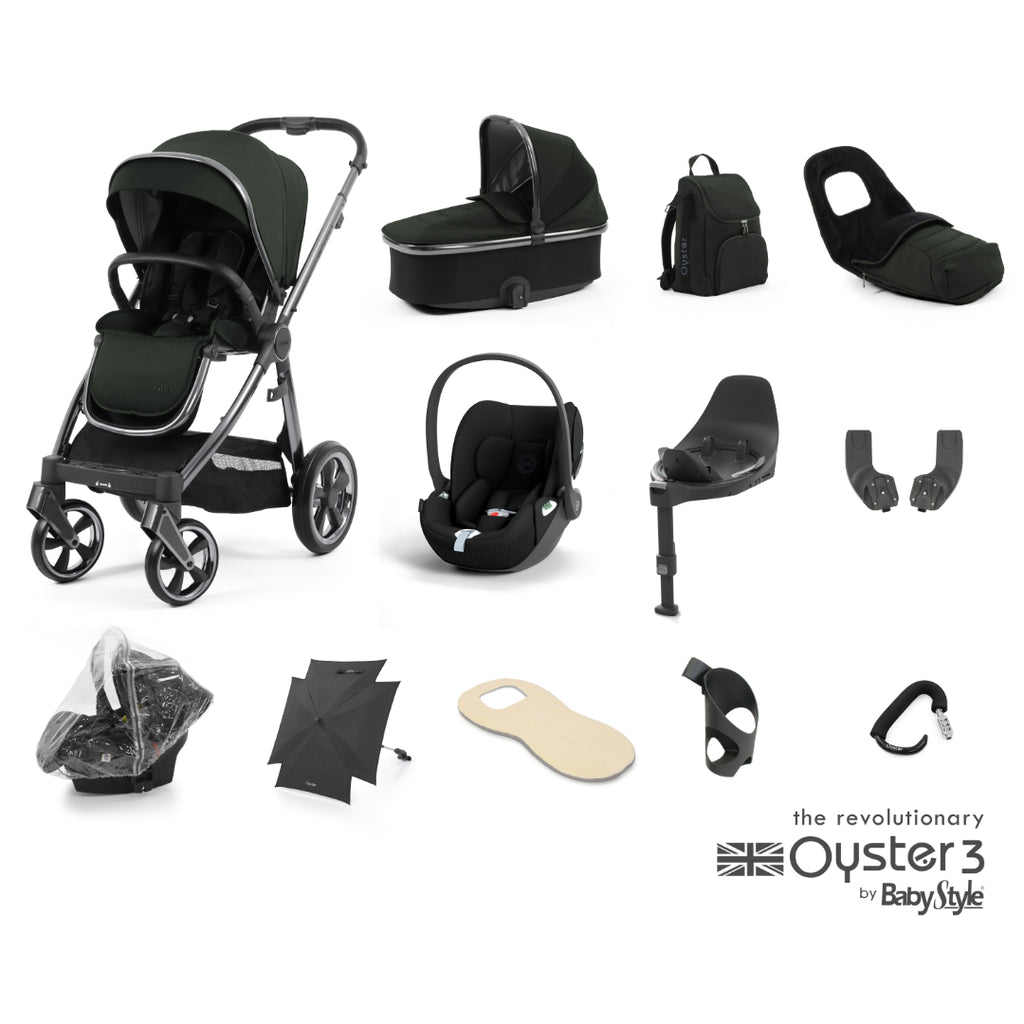BabyStyle Oyster 3 Cloud T Ultimate Bundle - Black Olive