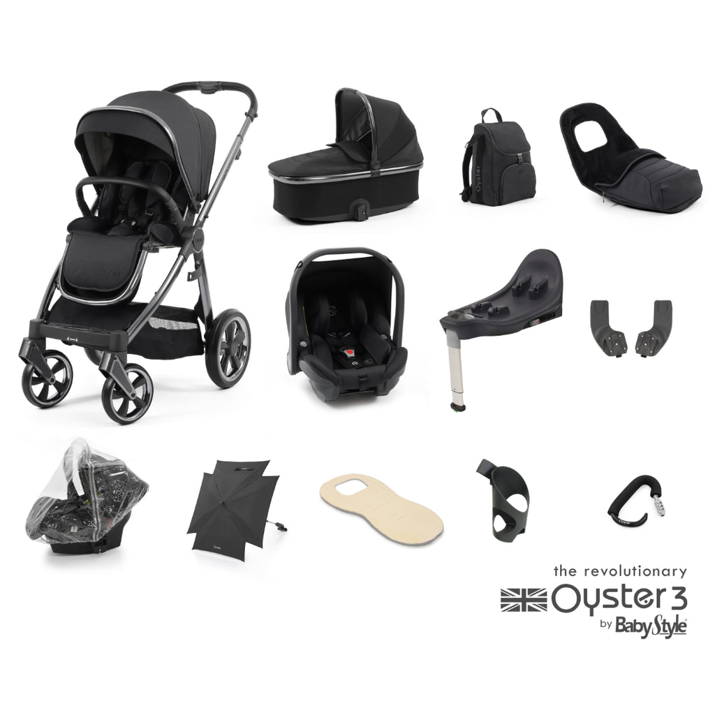 BabyStyle Oyster 3 Ultimate Bundle - Carbonite