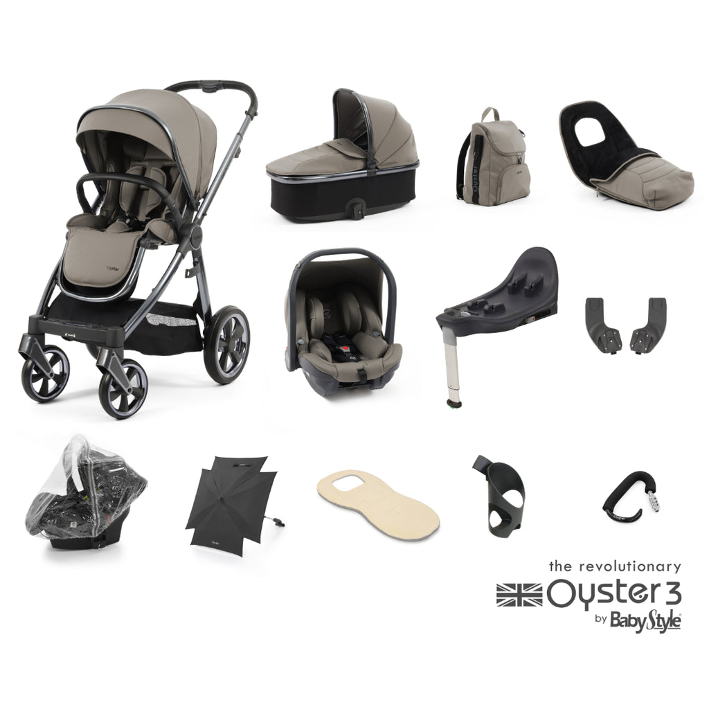BabyStyle Oyster 3 Ultimate Bundle - Stone