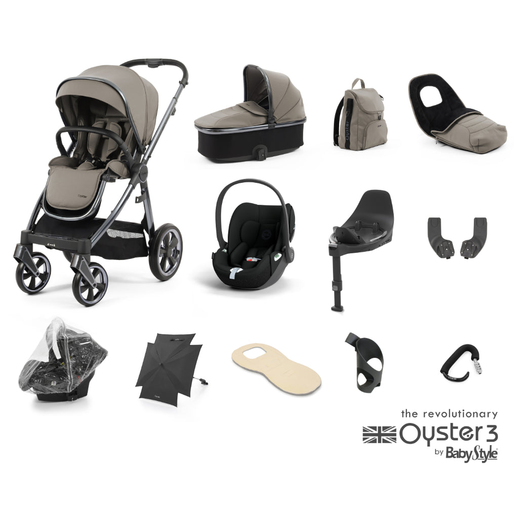 BabyStyle Oyster 3 Cloud T Ultimate Bundle - Stone
