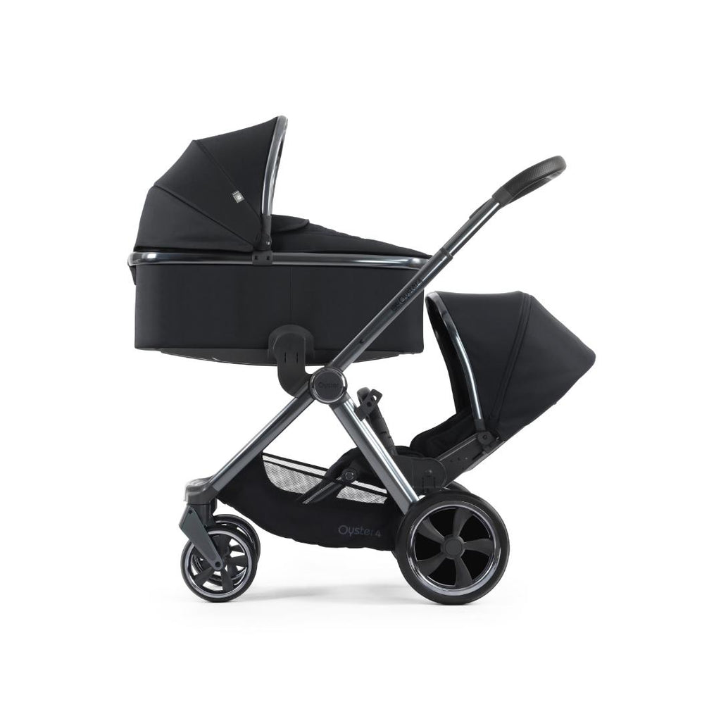 Oyster 4 Pushchair Double | Carbonite