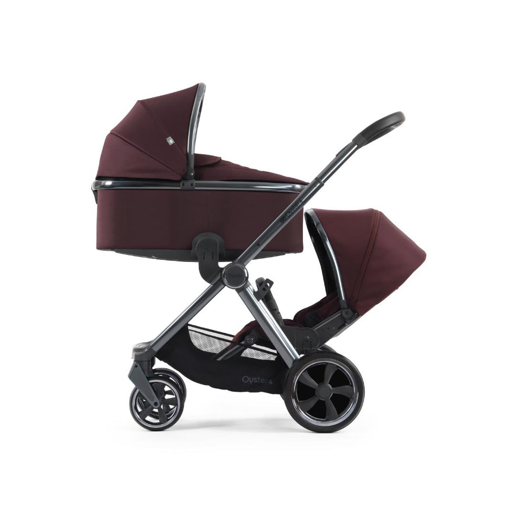 Oyster 4 Pushchair Double | Mulberry
