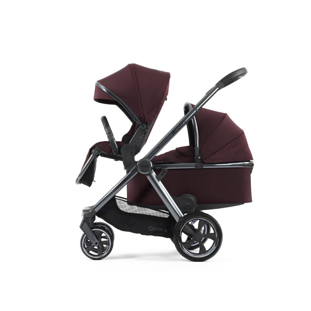 Oyster 4 Pushchair Double | Mulberry