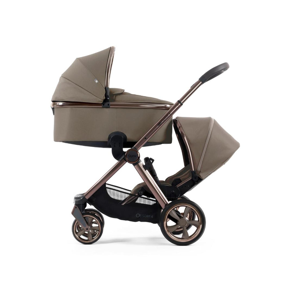Oyster 4 Pushchair Double | Mink