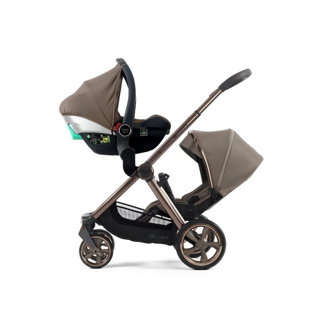 Oyster 4 Pushchair Double | Mink