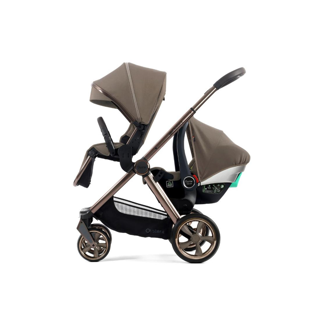 Oyster 4 Pushchair Double | Mink