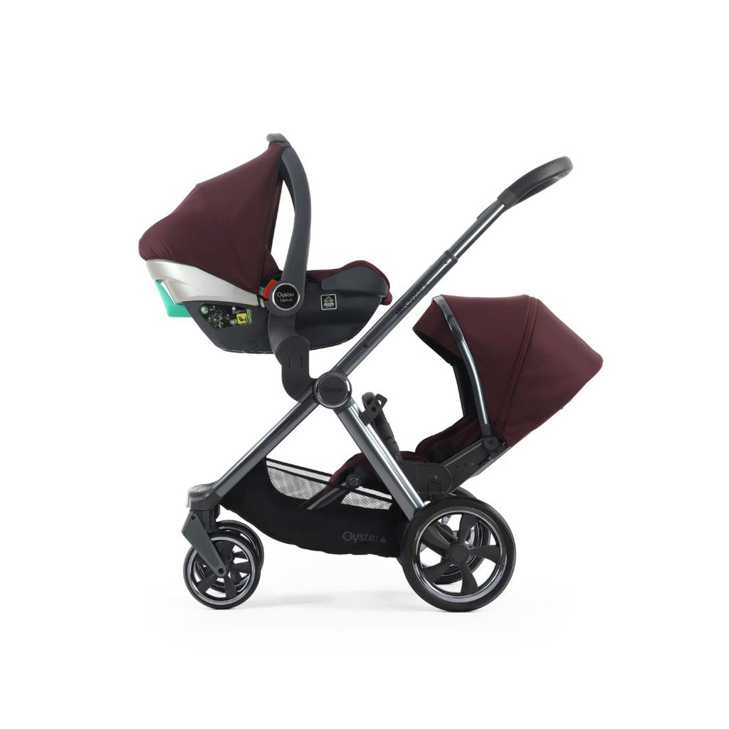 Oyster 4 Pushchair Double | Mulberry