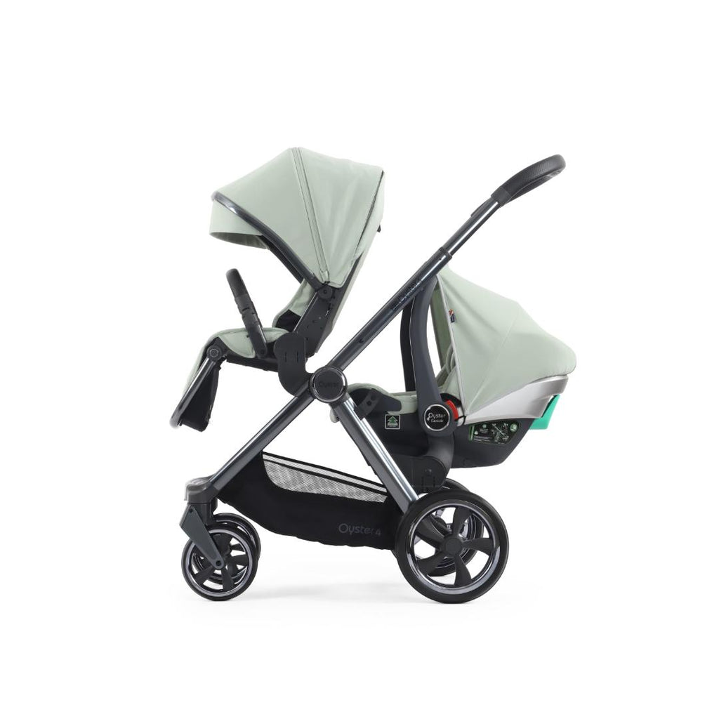 Oyster 4 Pushchair Double | Pistachio