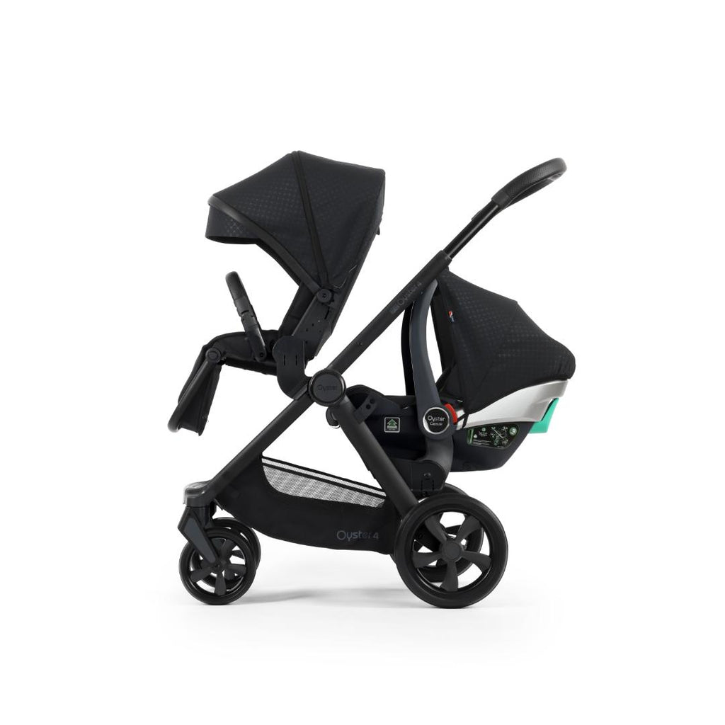 Oyster 4 Pushchair Double | Raven