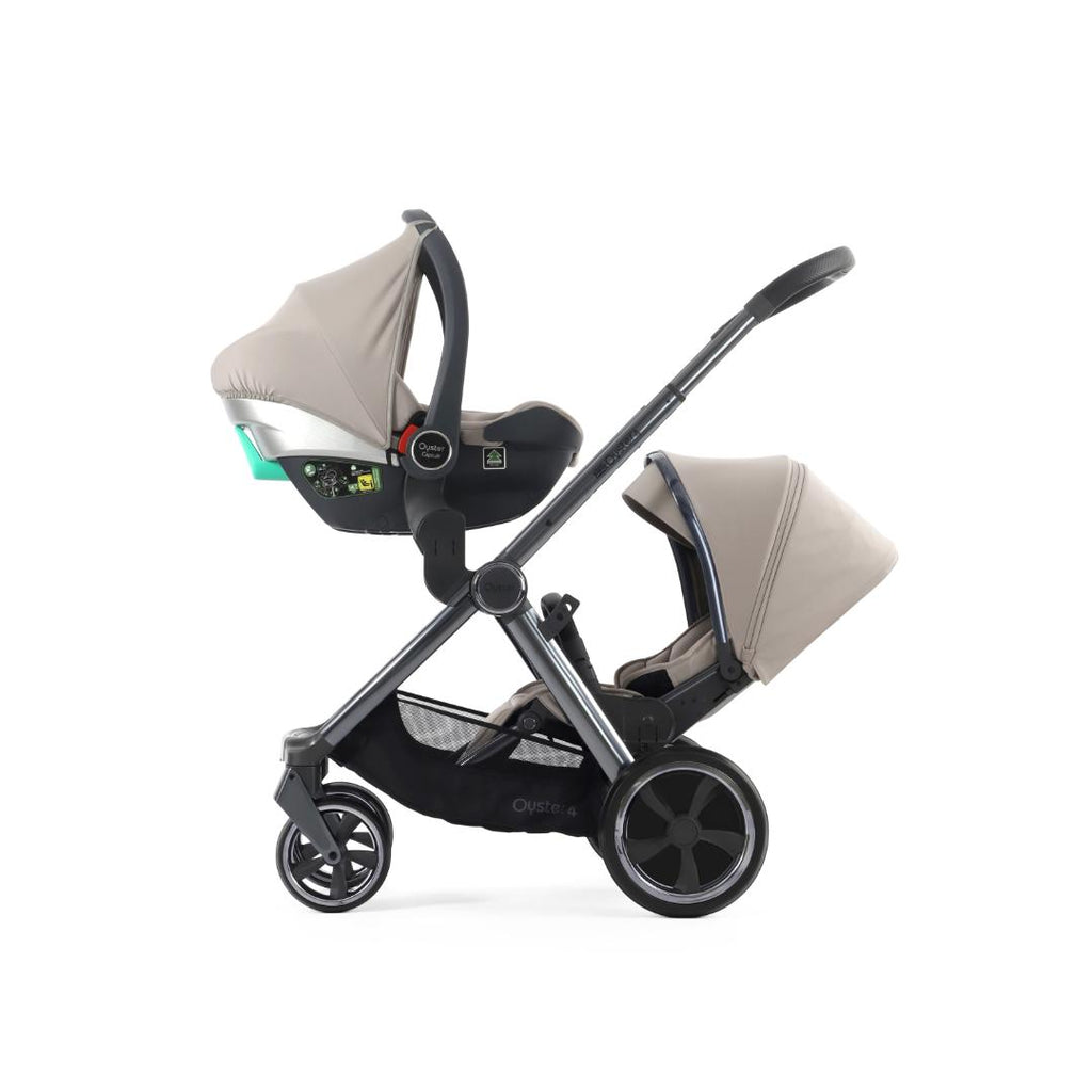 Oyster 4 Pushchair Double | Stone