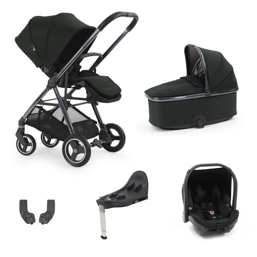 Oyster Gravity+ Stroller 5 Piece Bundle | Black Olive