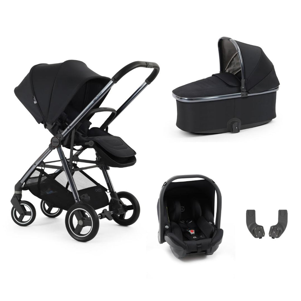 Oyster Gravity+ Stroller 4 Piece Bundle | Carbonite